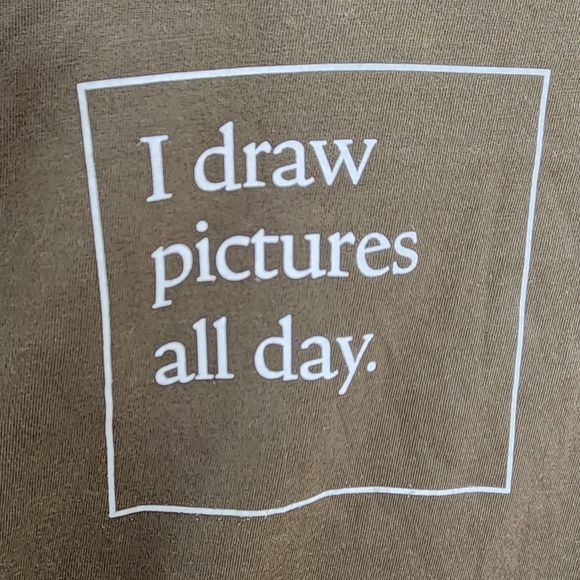 Veer Tee Shirt - Brown, artist, screen tee, tshirt - Picture 2 of 3